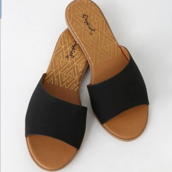 Black Nubuck Sandals - Picture 3 of 3